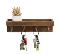 Tktouci Mensole Per Parete Della Camera | Con Ganci Per Deposito Vintage,Supporto Da Parete Con Ganci Per Chiavi,Per Organizzazione Camera Da Cucina Bagno Ingresso Corridoio Ufficio Appartamento