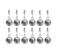 Tktouci Per Tovaglia da Esterno, Dodici Pezzi in Acciaio Inossidabile, Supporto per Tovaglia da Matrimonio con Morsetto, per Picnic Festa Pranzo Cucina Patio Campeggio Tende da Doccia Matrimonio