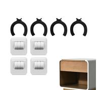 Tktouci Rotelle Per Mobili Set Di 4,4 Pezzi Rotelle Adesive,360 Gradi Girevoli Slitte Mini Elettrodomestici Con Freno - Per Mobili, Cestino Dei Rifiuti, Scatola, Piccoli Elettrodomestici, Utensili Da