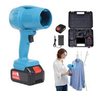 Tktouci Soffiatore Foglie Senza Fili Elettrico | Spolveratore Aria Grande Potenza - Soffiatore Portatile Maneggevole con Batteria e Caricabatterie per Giardino Auto Terrazzo