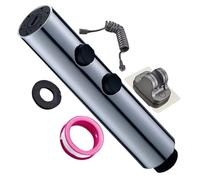 Tktouci Spruzzatore per Water | Accessorio in Acciaio Inossidabile con Tubo | Pistola a Mano per Bidet con Pressione Regolabile | per Igiene Intima Lavaggio Personale e Animali Domestici