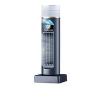 Tktouci Ventilatore A Torre Per Camera Da Letto,Ventilatore A Torre Oscillante Intelligente Per Camera Da Letto - Rotante Portatile per Casa Ufficio Tavolo Esterno Dormire