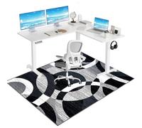 Tkuhknag Tappeto per Sedia con Ruote, Tappeto Salvapavimento Antiscivolo, Tappeto Sedia Ufficio, Tappeto di Protezione del Pavimento, Tappeto Sedia Gaming Pavimento Gaming Tappeto Sedia 160 x 200 cm