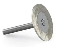 TKUONE Disco da taglio diamantato da 40 mm, gambo da 6 mm, lama for sega circolare, disco abrasivo, mola for legno, metallo, pietra, granito, marmo