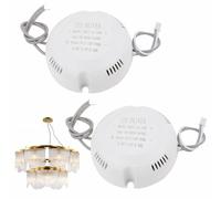 Tkxjry 2 Pezzi Alimentatore 24V 1.5A 36W LED Trasformatore, LED Driver Tensione Costante, Trasformatore AC a DC, 220 24V Impermeabile IP66 Alimentatore, per Strisce e Luce a Bassa Tensione, Lampade