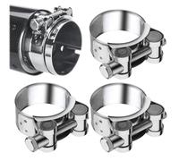 Tkxjry 3 Pezzi Fascette acciaio inox, Fascette stringitubo antiruggine, Fascette stringitubo in acciaio inox, Morsetto per Tubo di Scarico, Fascetta di scarico, per giardino, piscina, lavatrice, ecc