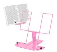 Tkxjry Supporti da Lettura con Staffa in Metallo, Supporto da Lettura con Staffa, Leggio con staffa in metallo, Leggio in Metallo per Libro, Adatto per la biblioteca scolastica dell'ufficio