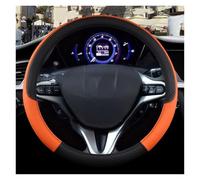 Tkxvcejv per Civic 2004 2006 2007 2008 2009 2012 2013 2014 2015 Coprivolante Auto Accessori in Pelle Antiscivolo Coprivolante Auto(Orange)