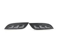 Tkxvcejv Posteriore Paraurti Fendinebbia Per Chevrolet Per Spark 2010-2015 Indicatori Direzione Dinamici Luci Di Stop Riflettori Per Paraurti Posteriore A LED Per Auto(Dark gray A)