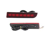 Tkxvcejv Posteriore Paraurti Fendinebbia Per Mitsubishi Per Lancer Per Evolution X Per Outlander Catarifrangente Posteriore Indicatore Di Direzione Sequenziale Luce Freno(Red Lens B)