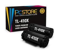 TL-410X TL410 Nero Cartuccia di toner Compatibile per Pantum TL-410 TL-410H M7108DW M7108DN P3018DW P3018DN M7208FDW P3308DW P3308DN M6708DW M6708DN M6808FDW M7308FDW Stampanti [2 Toner]