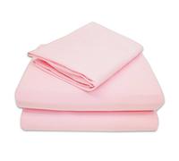 TL Care - Set di lenzuola per bambini in 100% jersey di cotone, 3 pezzi