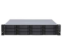 QNAP TL-R1200S-RP contenitore di unità archiviazione 2.5/3.5" Enclosure HDD/SSD Nero, Grigio [TL-R1200S-RP]