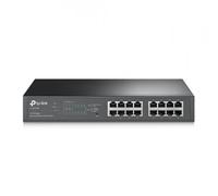 TP-Link TL-SG1016PE Gestito L2 Gigabit Ethernet (10/100/1000) Supporto Power over Ethernet (PoE) 1U Nero