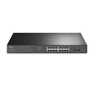 TP-LINK TL-SG1218MPE Gestito Gigabit Ethernet (10/100/1000) Nero Supporto Power over Ethernet (PoE)