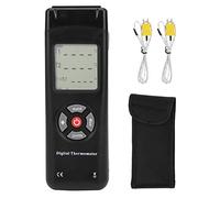 TL TK02 Sensore termocoppia tipo 2K Tipo di contatto Termocoppia digitale LCD Grande display retroilluminato Doppio ingresso Max. registrazione media per