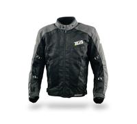 TLA BURNOUT Giubbotto moto con protezioni, omologato CE classe A con membrana impermeabile rimovibile. Taglie sino 7XL uomo, donna. Giacca moto, scooter, traspirante, primavera, estate, autunno.