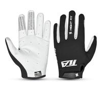 TLA HARK guanti moto cross, mtb enduro, trial, bmx, unisex per uomo, donna e ragazzo, Abbigliamento moto e bici, Guanti ciclismo elasticizzati, leggeri, traspiranti e resistenti all'usura,L