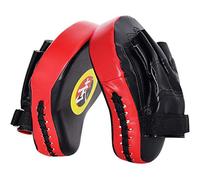 TLBTEK 2 guantoni da boxe curvi per boxe a mano bersaglio guantoni da boxe guanti da allenamento focus pad kickboxing Muay Thai MMA arti marziali UFC Punch Mitts per bambini, uomini e donne
