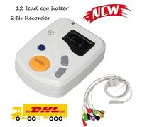 TLC6000 Dynamic 12 Lead ECG Holter 24Hours Recorder USB PC Software DE Warehouse