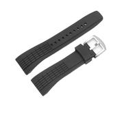 TLCBAZCF 26mm Compatibile con orologio con bracciale in silicone serie VELATURA SRH006 SPC007 accessori uomo nero(BLACK WHITE)