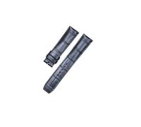 TLCBAZCF Adatto alla pelle Compatibile con accessori Baume & Mercier HAMPTON/CLASSIMA Cintura for orologio in pelle con strato superiore 20/22 mm(Black,22mm)