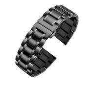 TLCBAZCF Catena for orologio da 20 mm e 22 mm compatibile con EDIFICE EFV-540 500 EFS-S510 EFB-650 EQB-501 EFR-303L/303D cinturino in acciaio inossidabile da uomo(3101 black,24mm)