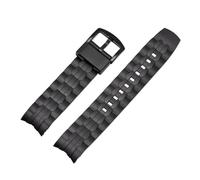 TLCBAZCF Cinturino compatibile con cinturino serie Edifice EF-550/EF523 Cinturini in gomma compatibili con cinturino sportivo subacqueo EF550(EF-550 black)