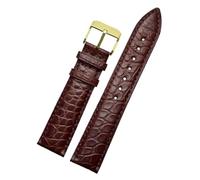 TLCBAZCF Cinturino in pelle compatibile con Longines/compatibile con Tissot/compatibile con cinturino classico unisex Seagull da 16-20 mm(White Light Pin,17mm-width)