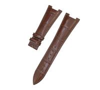 TLCBAZCF Cinturino in pelle da 25 * 13 mm compatibile con Patek Philippe 5711 5712G Nautilus marrone nero blu cinturino morbido for orologio(Brown)
