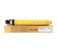 TLCGQF Cartucce toner a colori sostituibili 842311, 842312, 842313, 842314, compatibili con le stampanti Ricoh Afficio IM C2000, C2500, GS3025C, GS3020C (KCMY),Giallo
