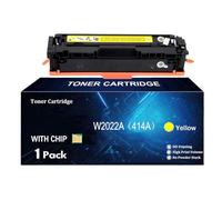 TLCGQF Cartuccia Toner 414A Sostituibile, Compatibile Con Le Cartucce Toner Hp Color Laserjet Pro Mfp M454dn, M454dw, M454nw, M479dw, M479fdn, M479fdw, M479fnw (Con Chip),Giallo