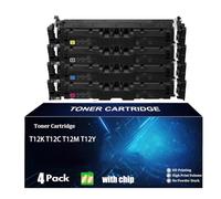 TLCGQF Cartuccia toner a colori T12, compatibile con stampanti Canon X LBP1333C X MF1333C X C1333i X C1333iF X C1333P Cartuccia 5098C006AA Forniture per ufficio