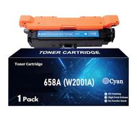 TLCGQF Cartuccia Toner H658A Ad Alta Resa Per HP Color Laserjet Enterprise M751dn M751n Series Supplies W2000A W2001A W2003A W2002A Include Chip,Cyan