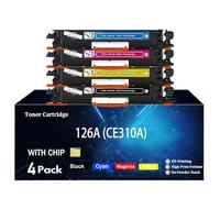 TLCGQF Cartuccia Toner Sostituibile Da 126A, Compatibile Con Le Cartucce Toner HP Laserjet Pro CP1025/Cp1025nw/CP1021 CP1022 CP1023 M177fw/M176n/M175NW CE310A CE311A CE312A CE313A,4color