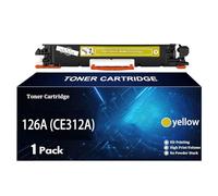TLCGQF Cartuccia Toner Sostituibile Da 126A, Compatibile Con Le Cartucce Toner HP Laserjet Pro CP1025/Cp1025nw/CP1021 CP1022 CP1023 M177fw/M176n/M175NW CE310A CE311A CE312A CE313A,Giallo