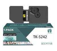 TLCGQF Cartuccia toner sostituibile TK-5242 ad alto rendimento, compatibile con Kyocera ECOSYS M5526cdn M5526cdw P5026cdn P5026cdw 4000 pagine,nero