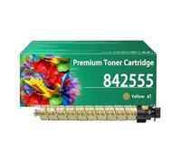 TLCGQF Include Chip 842565 842566 Unità Tamburo, Compatibile Con Cartuccia Toner Per Fotocopiatrice Ricoh IM C2510 C2010 842554 1842557 Materiali Di Consumo Ad Alta Capacità,Giallo
