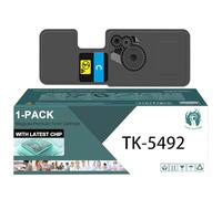 TLCGQF TK-5492K - Cartuccia toner ad alta capacità per stampante Kyocera ECOSYS Ma2101cfx MA2101CWFX PA2101CWX PA2101CX TK-5490K (KCMY), ciano