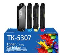 TLCGQF Unità Tamburo Ad Alta Capacità Sostituibile TK-5307 Per Stampante Kyocera TASKALFA 350Ci 351Ci Cartuccia Toner TK-5305 (KCMY) 12.000 Pagine,4colors