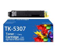 TLCGQF Unità Tamburo Ad Alta Capacità Sostituibile TK-5307 Per Stampante Kyocera TASKALFA 350Ci 351Ci Cartuccia Toner TK-5305 (KCMY) 12.000 Pagine,Giallo