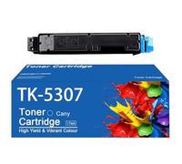 TLCGQF Unità Tamburo Ad Alta Capacità Sostituibile TK-5307 Per Stampante Kyocera TASKALFA 350Ci 351Ci Cartuccia Toner TK-5305 (KCMY) 12.000 Pagine,Ciano