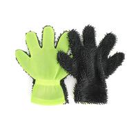 TLDBATICE 2 Pezzi Guanto Lavaggio Auto con Design a Cinque Dita, Assorbente Panni Microfibra Guanti di Pulizia, Double Face Lavaggio Moto per Detailing Autos Moto Cerchi Pulizia Veicoli