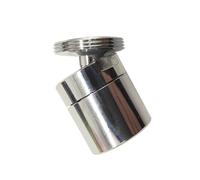 TLDSHOP® - -AERATORE con SNODO - Rompigetto M24 o F22 - in OTTONE Cromato - Filtro rubinetto - disponibile con filetto Maschio o Femmina - pezzi 1 - Filetto: (m24)