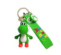 TLDXDOU Anime Super Mari Yoshi Portachiavi in silicone, portachiavi in gel di silice per donne, uomini, 1, 1