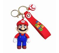 TLDXDOU Portachiavi Anime Super Mari Yoshi in silicone con gel di silice per donne, uomini, ragazze e ragazzi, 2