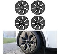 TLECTRIC Aero - Copricerchi 19 pollici per Tesla Model Y 2024 Gemini, copertura per cerchioni, colore nero opaco (set da 4 pezzi)