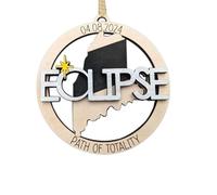 Tlfdknffids Ornamento 'Eclissi Solare 2024, Decorazioni 'Eclissi Solare 2024, Souvenir 'Eclissi 2024 A