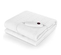 TLGREEN Scaldaletto Singolo 100W, 193x91 cm Sottocoperta Riscaldato, Coperte Da Letto Elettriche, Lavabile in Lavatrice, con 6 Temperature, Spegnimento Automatico, Protezione da Surriscaldamento