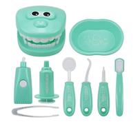 TLHWIN Kit di giocattoli per dentisti per bambini, set di giocattoli educativi medici per la scuola, per ragazzi e ragazze, regalo di ruolo (verde)